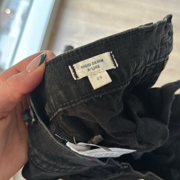 Madewell black denim mini skirt size 25 - Picture 4 of 4